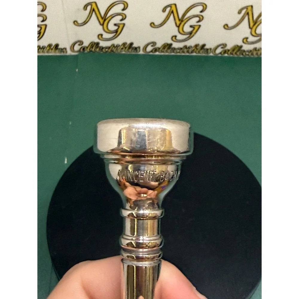Vincent Bach Corp 7C CornetTrumpet Mouthpiece Silver Plated Brass